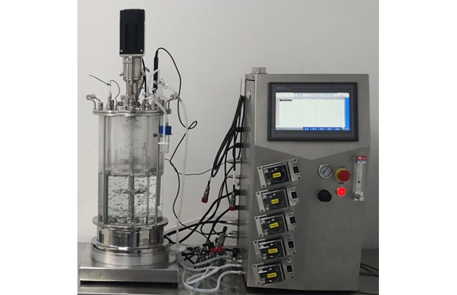 benchtop glass bioreactor